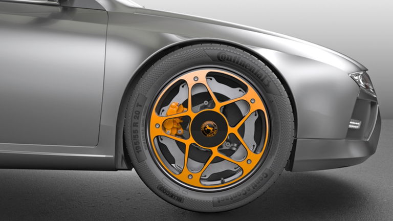Continental 'New Wheel', el nuevo concepto de frenado para los coches eléctricos