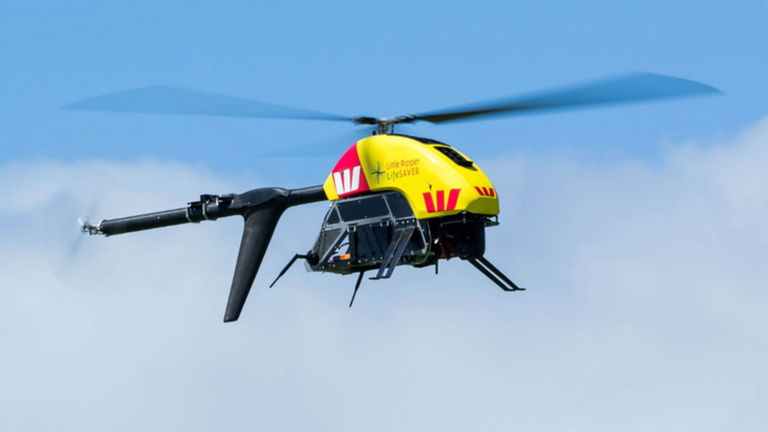 Este increíble dron ya salva la vida de personas en el mar