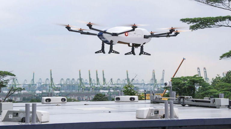 Así es el dron autónomo de Airbus para entregar paquetes en tu casa