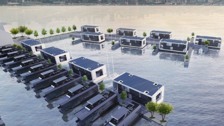 Estas son las casas flotantes a prueba de huracanes