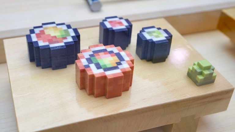 El sushi normal te parecerá aburrido después de ver esta versión en 8 bits