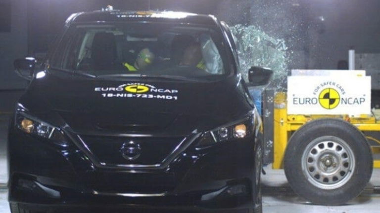 El Nissan LEAF es muy seguro, así ha logrado contar con las 5 estrellas Euro NCAP