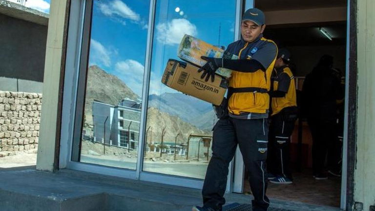 Amazon está entregando paquetes en el Himalaya: así lo consiguen