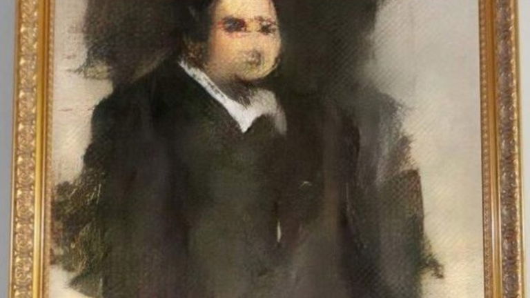 Sale a subasta por primera vez una pintura realizada por Inteligencia Artificial