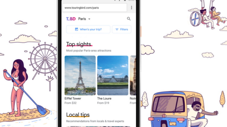 Touring Bird es el agente de viajes de Google