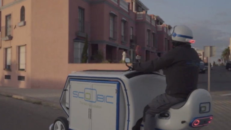 Scoobic es el vehículo de reparto del futuro
