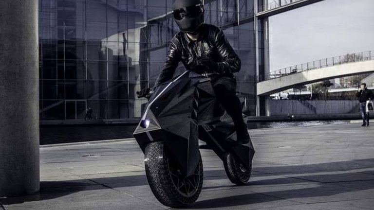 NERA, la futurista moto eléctrica producida con una impresora 3D