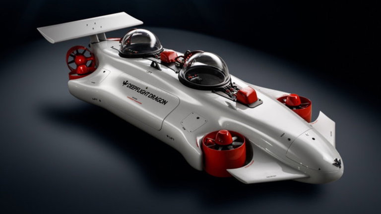DeepFlight Dragon, así es el submarino que todo yate querrá incluir en su estructura