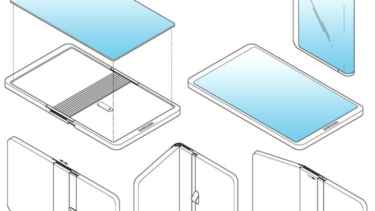 Samsung sigue patentando teléfonos plegables