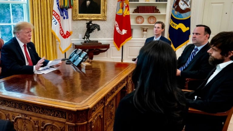Donald Trump se reúne con el CEO de Twitter