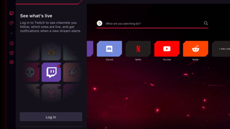 Opera ofrece un navegador personalizado a los gamers