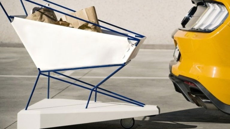 Ford ha creado un carrito de supermercado con sistema antichoques
