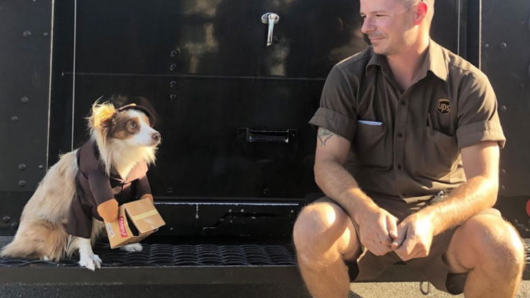 Los repartidores de UPS norteamericanos adoran a los perros
