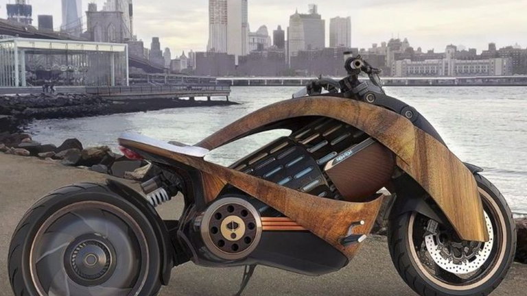 Newron EV-1, la motocicleta eléctrica más extraña y llamativa del mercado