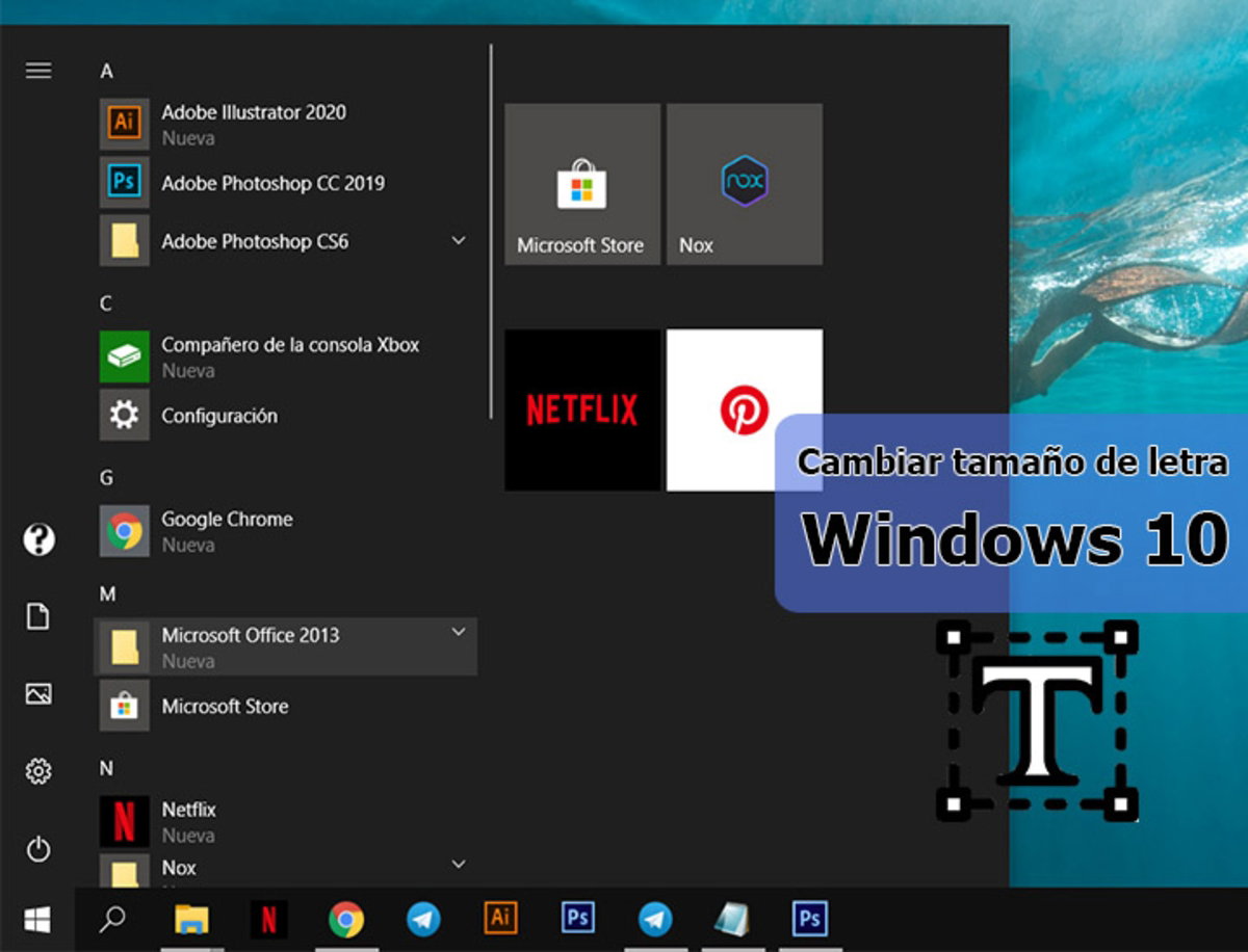 Cómo aumentar el tamaño de la letra de tu PC