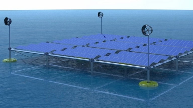 La sostenibilidad pasa por la plataforma que capta energía solar, eólica y mareomotriz