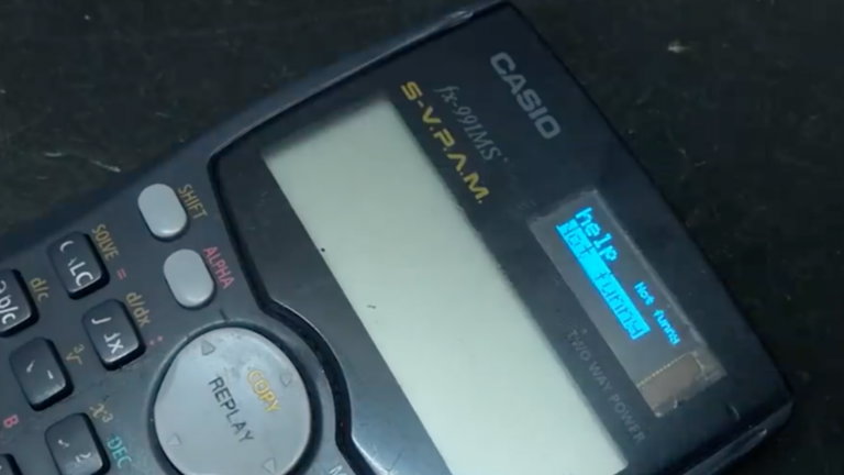 Esta calculadora Casio es digna de cualquier dispositivo espía
