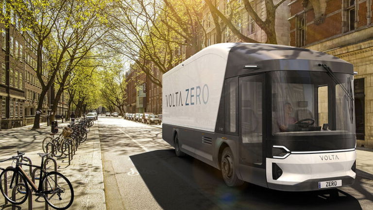 Volta Zero, el camión eléctrico fabricado a partir de partículas de lino