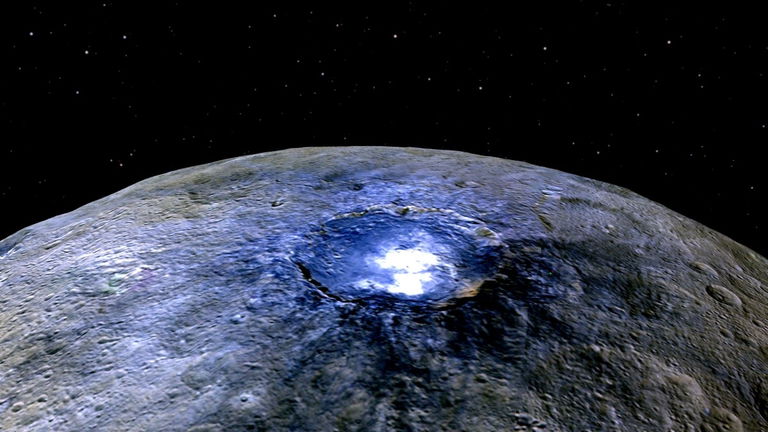 El mar de agua salada oculto en el planeta enano Ceres