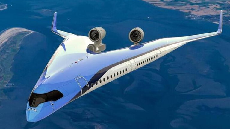 El avión del futuro tendrá una imagen muy distinta al actual para mejorar la autonomía