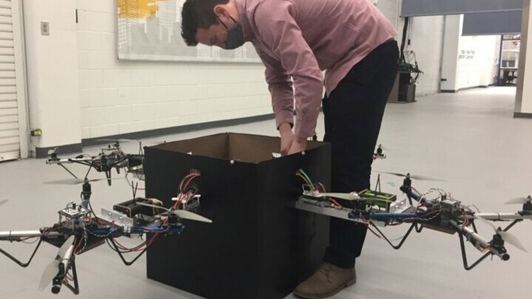 Drones cooperativos, la última innovación para su llegada al sector de la paquetería