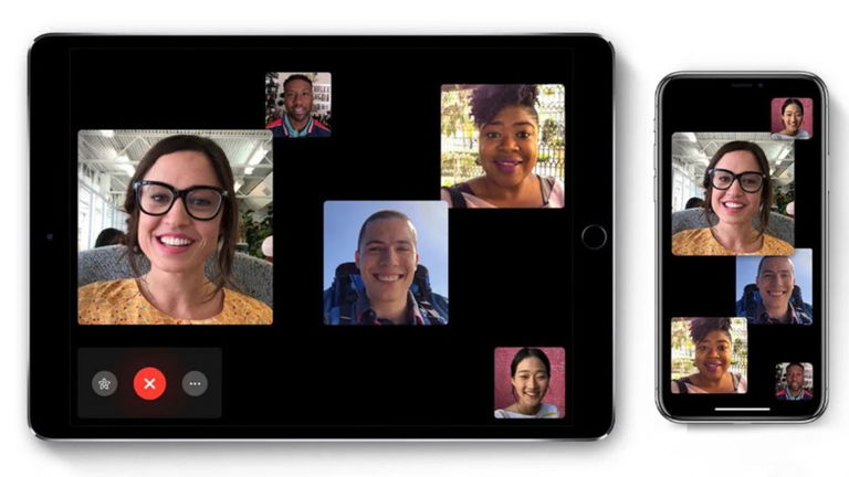 Cómo hacer videollamadas grupales de FaceTime  en iPhone o iPad