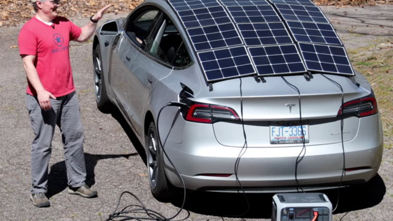 Crean el techo solar casero para el coche eléctrico que sí funciona