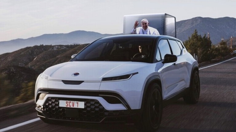 Papamóvil eléctrico, habemus el primer modelo sin emisiones que transportará al Papa