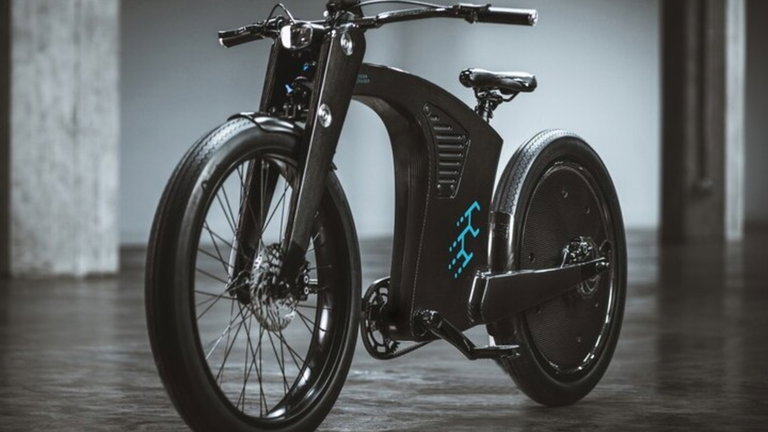 CrownCruiser, la bicicleta eléctrica con aspecto retro creada con fibra de carbono
