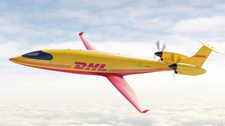 DHL probará a realizar envíos de paquetería con este avión totalmente eléctrico