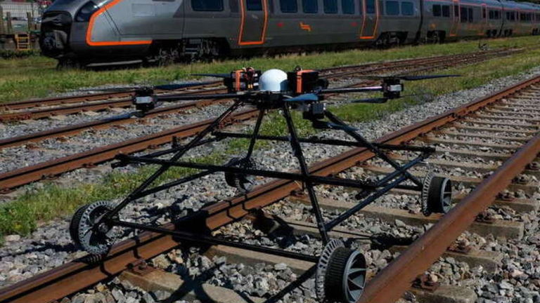 Staaker BG-300, el dron que evitará accidentes en el tráfico ferroviario