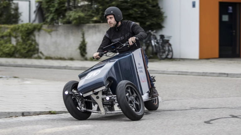 Lastkraftflitzer, un medio de transporte basculante divertido para la ciudad