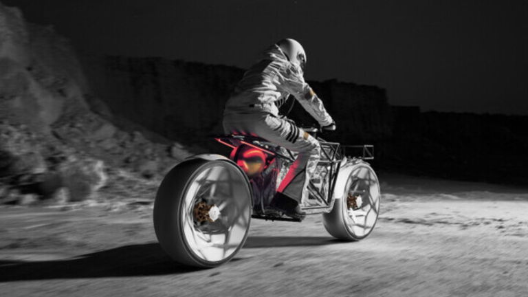 Tardigrade, el proyecto de motocicleta eléctrica para pasear por el suelo lunar