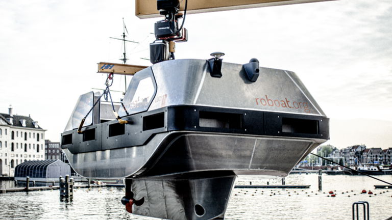 Roboat III, el medio de transporte que dominará las aguas de Amsterdam en el futuro
