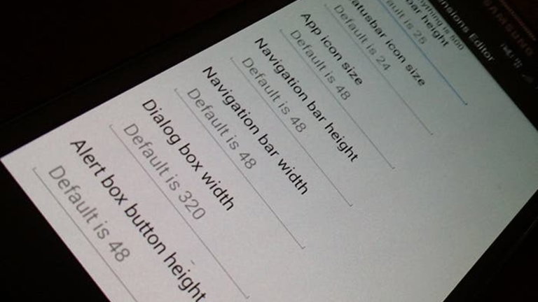 Cambia el tamaño de los elementos de la pantalla con Xposed