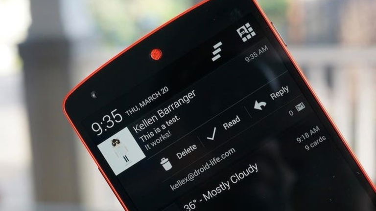 Coloca accesos directos en la barra de notificaciones de Android