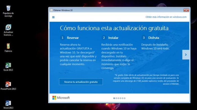 Cómo ocultar la notificación de obtener Windows 10