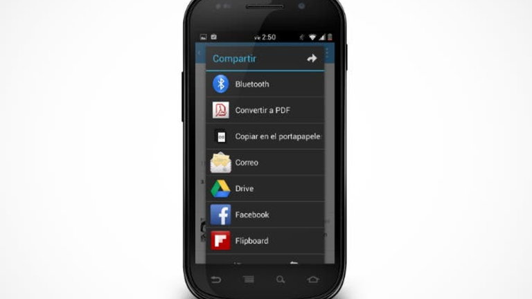 Organiza el menú Compartir de Android a tu gusto