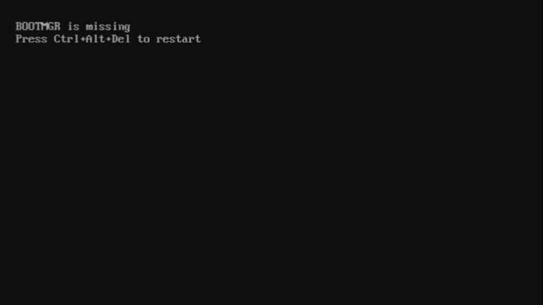 Soluciona el problema de falta Bootmgr en Windows 7