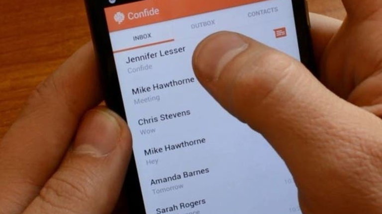 Confide, una curiosa aplicación de mensajes secretos para Android