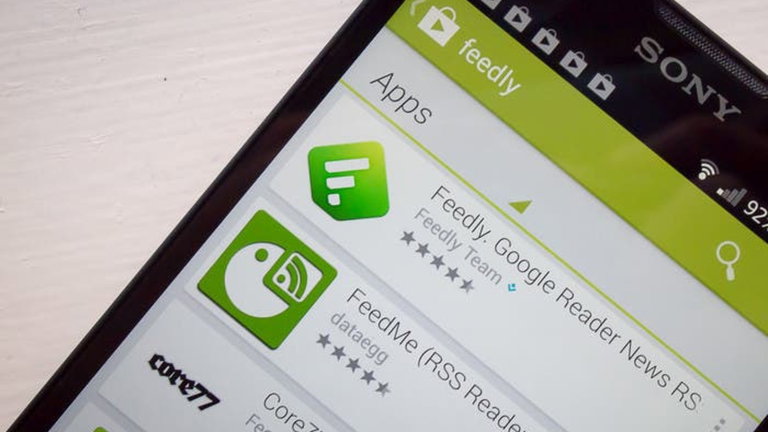 Prueba ya Feedly con Material Design