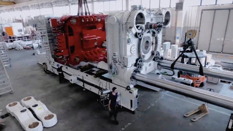 El modelo de producción Giga Press revolucionará el coche eléctrico en el futuro
