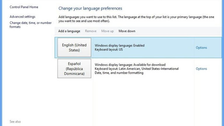 Cómo reparar los problemas con los paquetes de idiomas en Windows 8/8.1