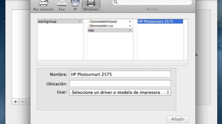 Cómo añadir a OS X una impresora de red