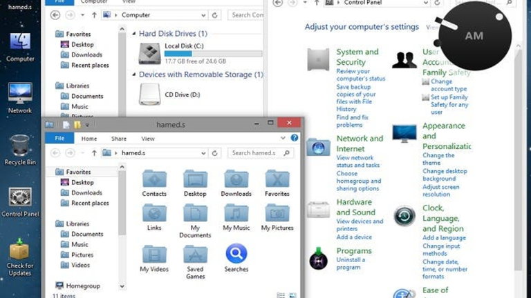 Cómo darle aspecto de OS X a Windows