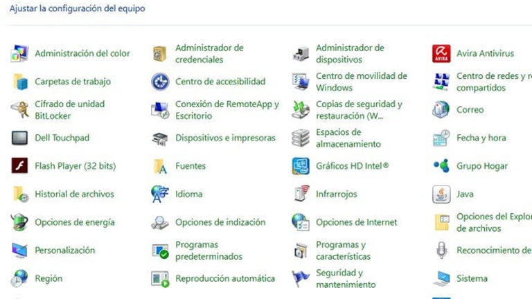 Accede al clásico Panel de control desde Windows 10