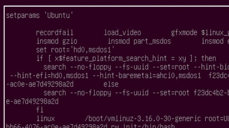 Cómo acceder a Ubuntu si has olvidado la contraseña