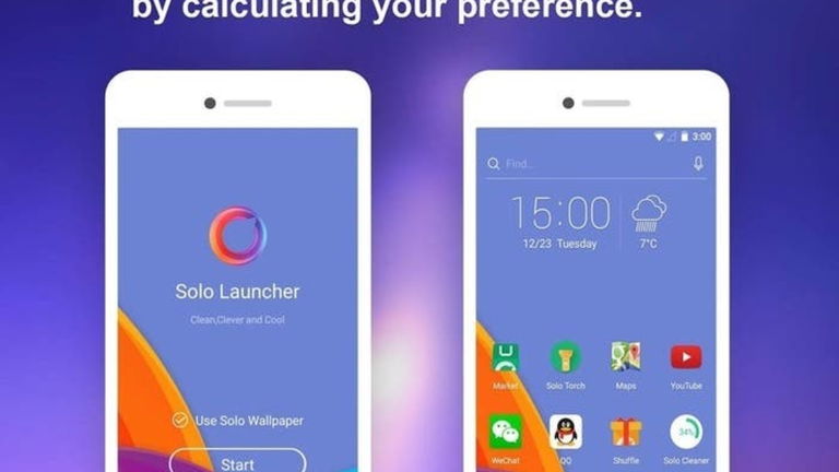 Solo Launcher: muy personalizable, minimalista y fluido