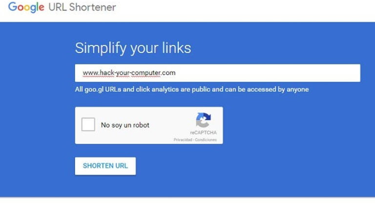 Descubre qué página web hay detrás de un URL acortado