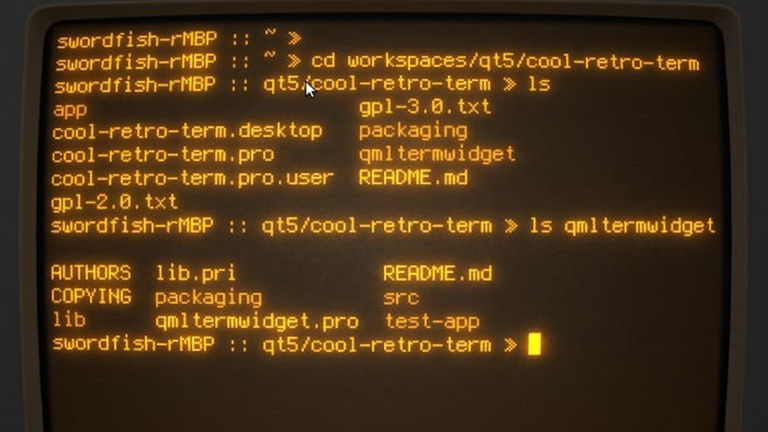 cool-retro-term, trae de vuelta el pasado con esta terminal para Linux